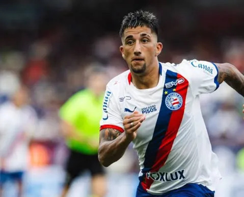 Kike Olivera pede para não treinar no Bahia e quer ser negociado - Imagem