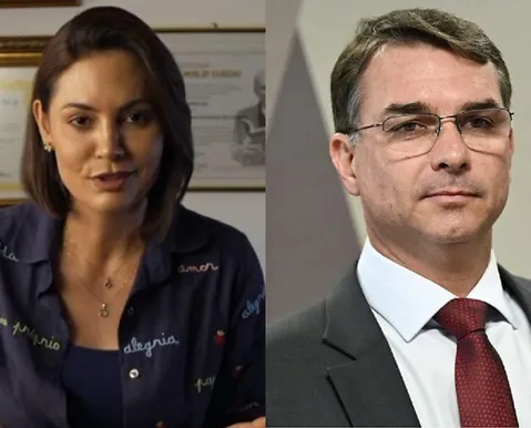 Flávio Bolsonaro recua e faz aceno a Michelle para conter desgaste