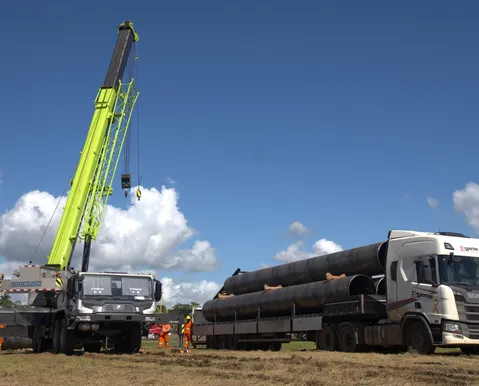 Obras da Ponte Salvador–Itaparica avançam com fabricação de estruturas