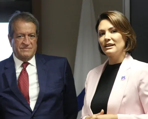 PL diz que Michelle Bolsonaro não quer apoiar campanha de Flávio