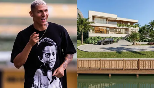 Fora da Copa, Richarlison fatura milhões e constrói mansão na montanha