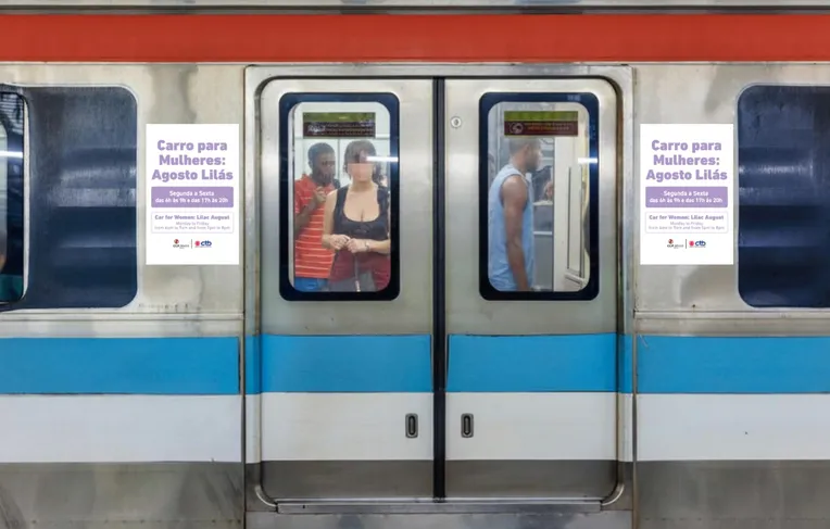 Metrô de Salvador terá vagões destinados às mulheres a partir de segunda-feira