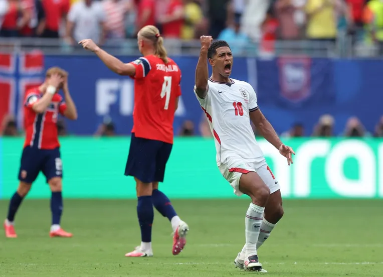 Bellingham decide e Inglaterra elimina Noruega na Copa do Mundo