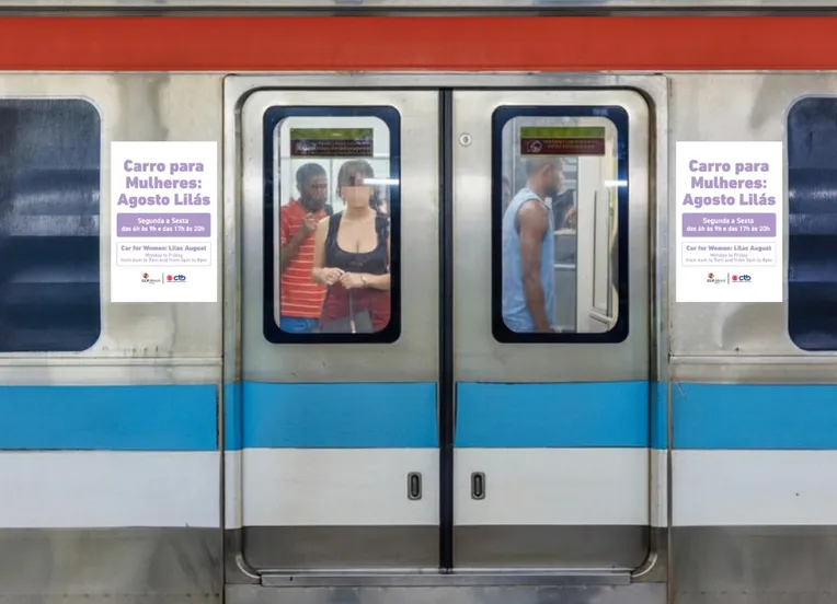 Metrô de Salvador terá vagões destinados às mulheres a partir de segunda-feira