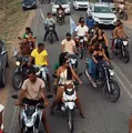 Carreata de aliados de Flávio Bolsonaro na Bahia chama atenção por infrações de trânsito imagem
