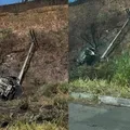Duas pessoas morrem após carro bater em poste e pegar fogo na BR-324 imagem