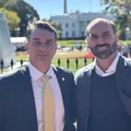 Eduardo ironiza suposta fuga de Flávio Bolsonaro e cita Elon Musk imagem