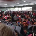 Filas e atrasos dificultam travessia para votar na Ilha de Itaparica imagem