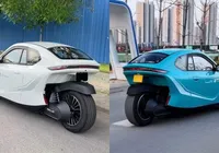 Nem moto, nem carro: conheça elétrico de 3 rodas por R$ 22 mil