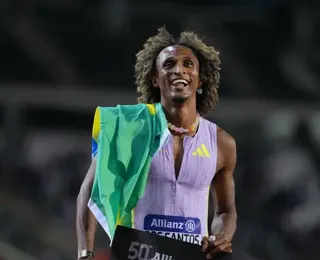 Alison dos Santos é campeão nos 400m com barreiras na Diamond League