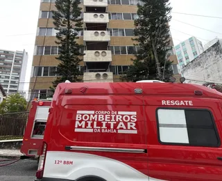 VÍDEO: apartamento pega fogo no bairro da Graça, em Salvador