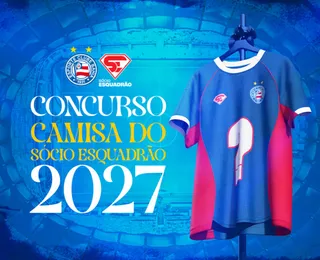 Torcida do Bahia já pode escolher a nova camisa de 2027; veja como