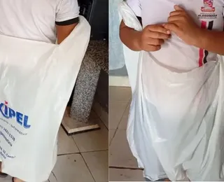 Estagiários são afastados após criança autista chegar em casa no saco plástico