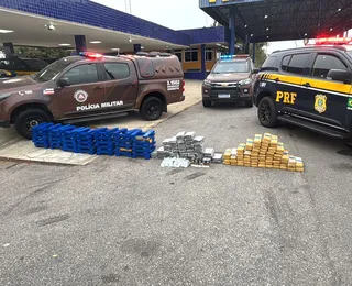 Mais de 250 kg de drogas são apreendidas em caminhão que saiu de SP para Bahia
