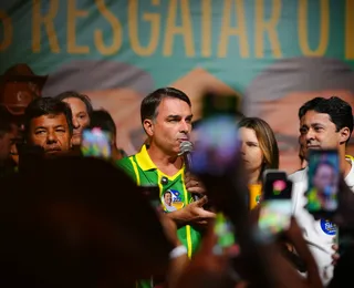 Motociata de Flávio Bolsonaro na Bahia tem baixa adesão