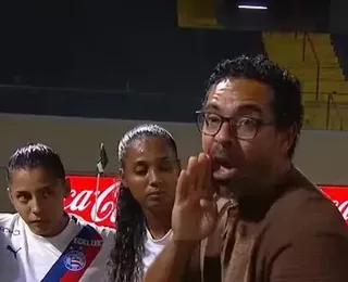 Técnico do Bahia viraliza com discurso: "Conhecem a porr* da Yanne"