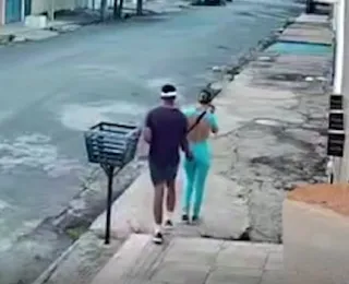 Veja momento em que jovem é abordado por suspeito de estupro em Barreiras