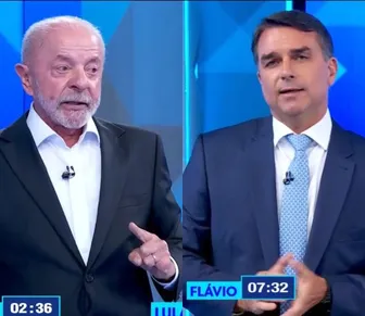Debate da Globo: Lula questiona Flávio sobre disputa por ilha envolvendo Richarlison