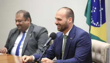 Eduardo Bolsonaro diz que corrupção de Vorcaro é “o de menos”