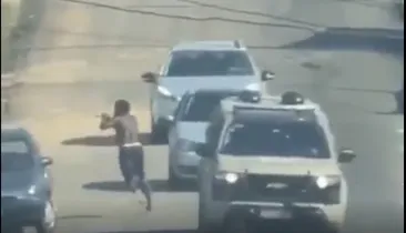 Vídeo: suspeito troca tiros com PM e foge em Buerarema