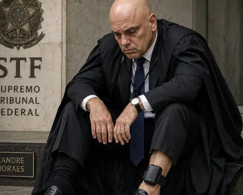 Aliado de Trump publica imagem de Moraes com tornozeleira eletrônica