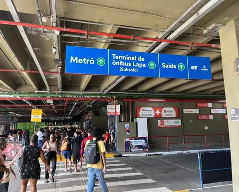 Estação da Lapa muda embarque de ônibus a partir deste sábado