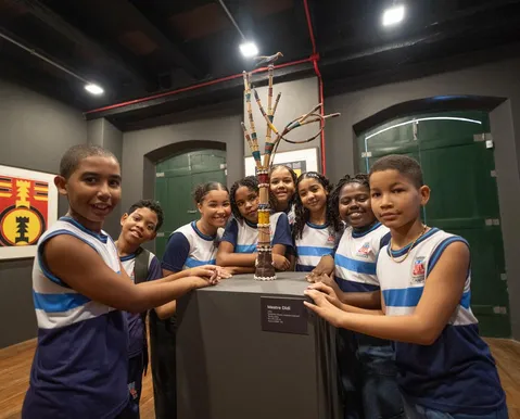 Estudantes de Candeias visitam museu e conhecem história da Bahia