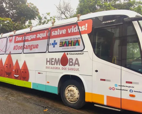 Hemóvel segue em shoppings de Salvador nesta semana; veja como doar sangue - Imagem