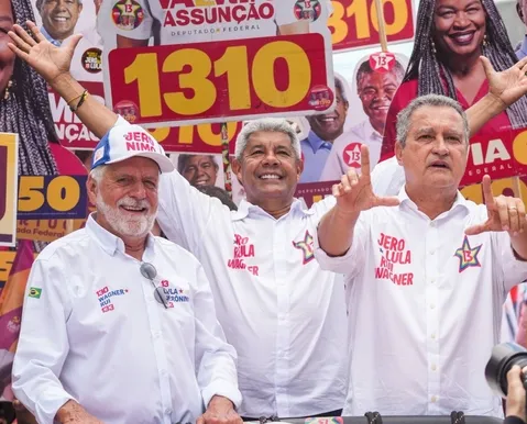 Jerônimo, Rui e Wagner puxam caminhada pró-Lula nesta sexta (09/10)
