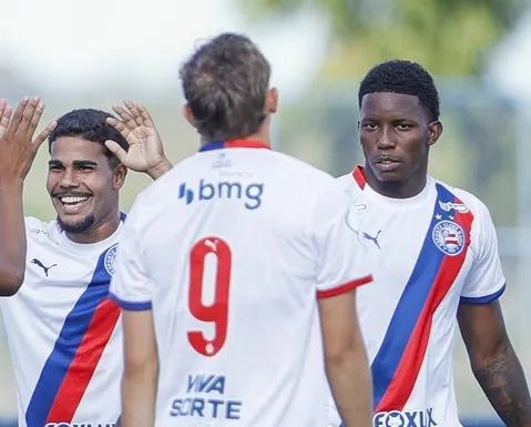 Joias brilham com hat-tricks e Bahia faz 16 a 0 na Copa do Brasil Sub-20