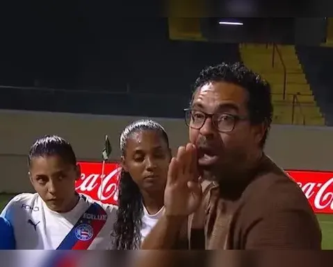 Técnico do Bahia viraliza com discurso: "Conhecem a porr* da Yanne"