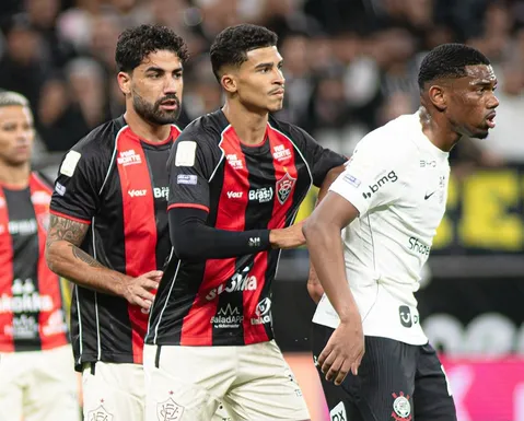 Vitória fica no empate com o Corinthians e segue em jejum fora de casa