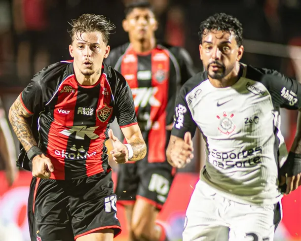 Vitória fica no empate com o Corinthians e segue em jejum fora de casa