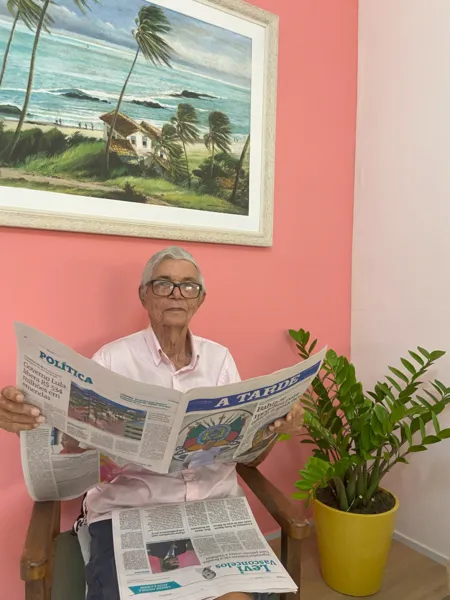 Arnóbio Baqueiro, 94 anos, fez consulta que virou tema da coluna 