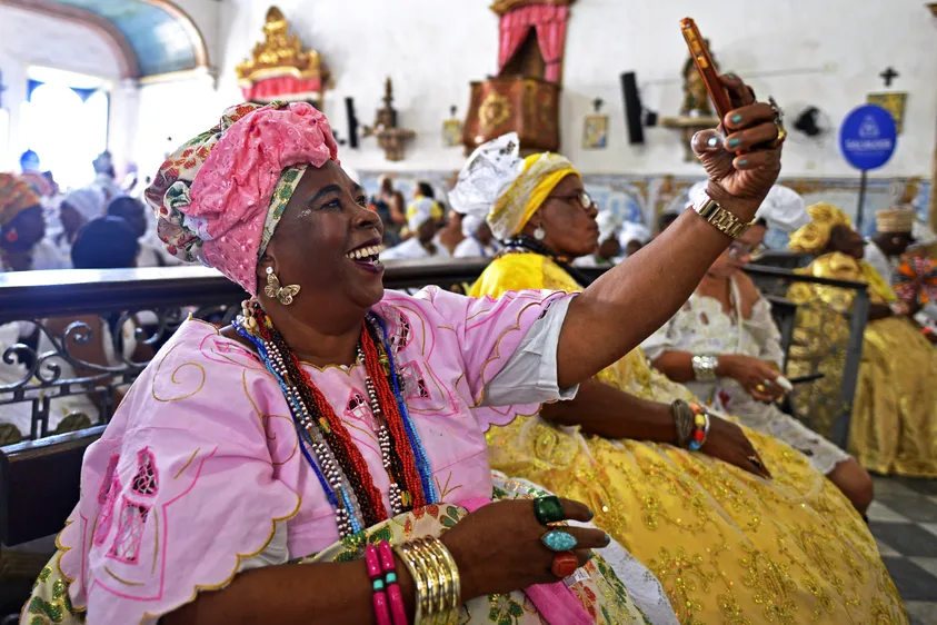 Dia das Baianas  de Acarajé na Igreja Nossa Senhora do Rosário dos Pretos no Pelourinho