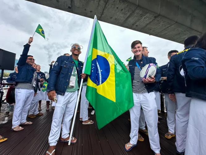 Brasilidade! Time Brasil encanta na abertura das Olimpíadas