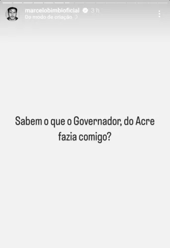 Ex de Nicole Bahls acusa governador do Acre de estupro: "Me ajudem"