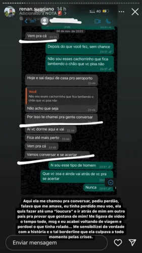 Influenciadora digital acusa ex de agressão e é detonada na internet