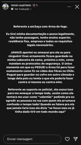 Influenciadora digital acusa ex de agressão e é detonada na internet