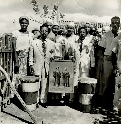 Preparação para Festa de São Cosme em 1947 em Salvador