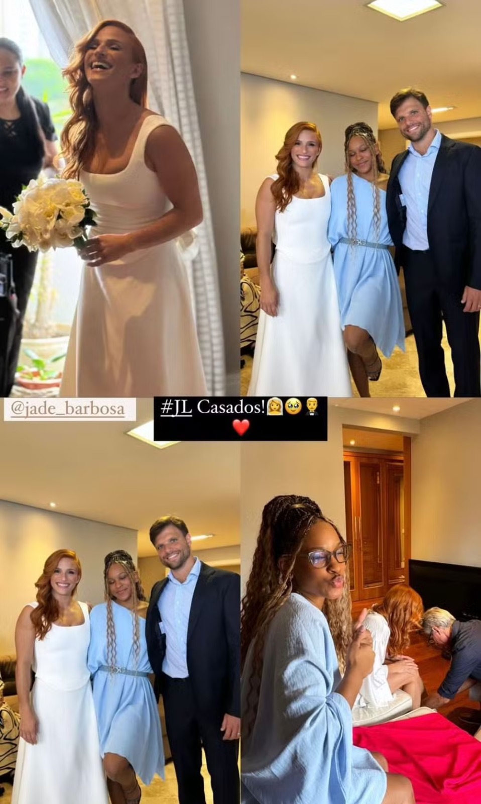 Rebeca Andrade e o casal