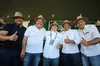 O prefeito de Belo Campo e presidente da UPB, Quinho, o presidente da Accoba, Almir Lins, o  presidente do A TARDE, João de Mello Leitão, o governador Jerônimo Rodrigues e o o secretário de Agricultura, Tum