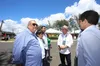 Luciano Neves e João Mello Leitão conversam com Sandro Régis e Luciano Simões Filho; deputados levaram os filhos