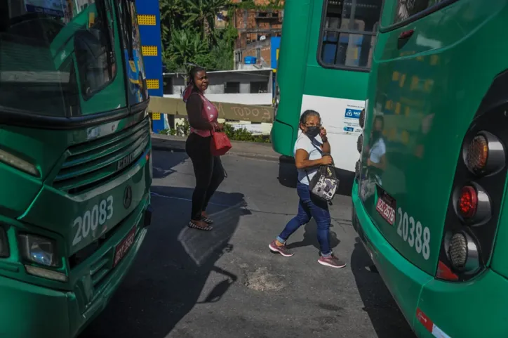 Categoria saiu em protesto pela região do Centro