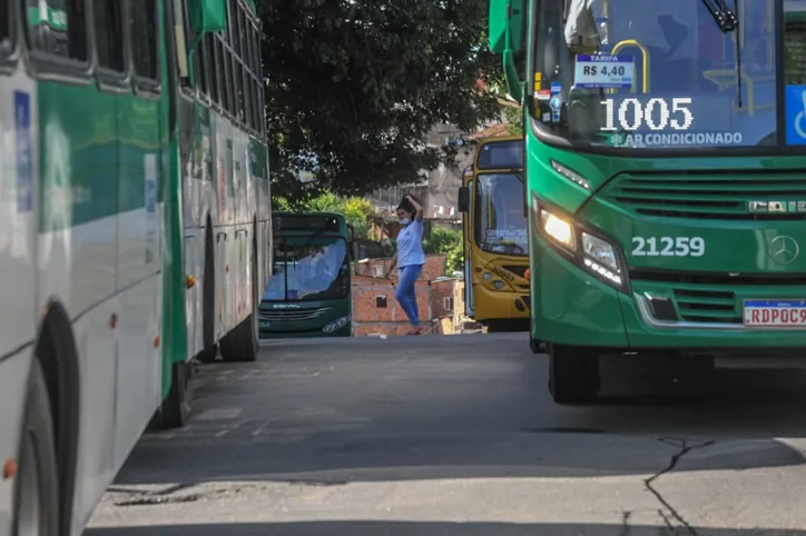 Categoria saiu em protesto pela região do Centro