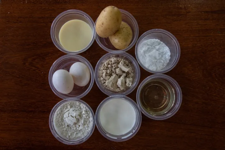 Ingredientes para o Pão Delícia