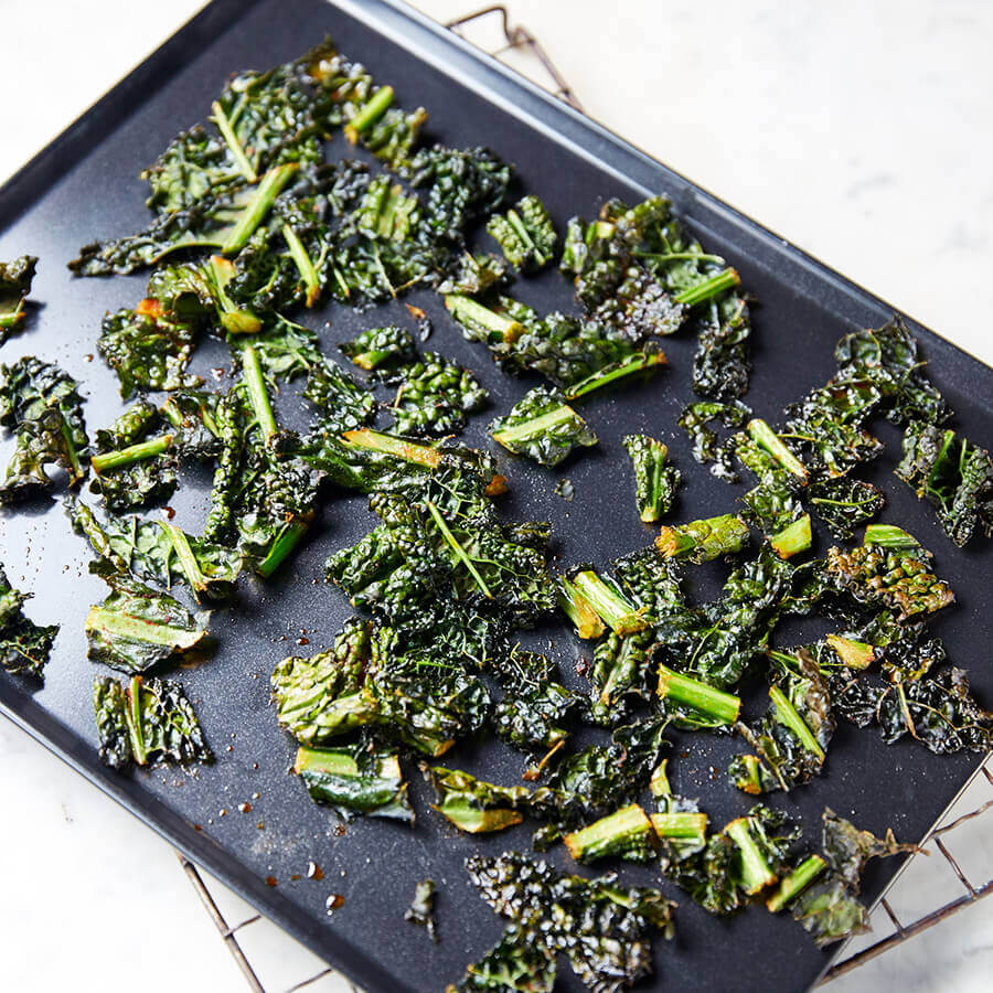 Cavolo nero assando no forno