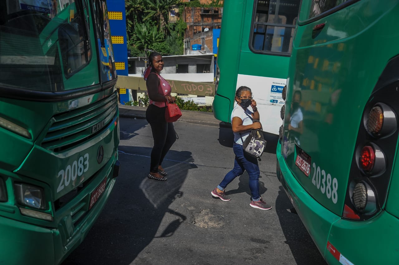 Categoria saiu em protesto pela região do Centro