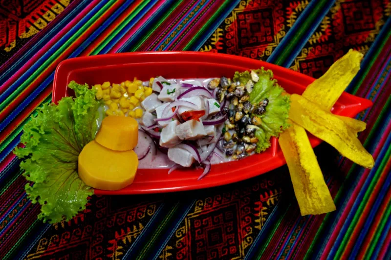 O ceviche é um prato de origem peruana
