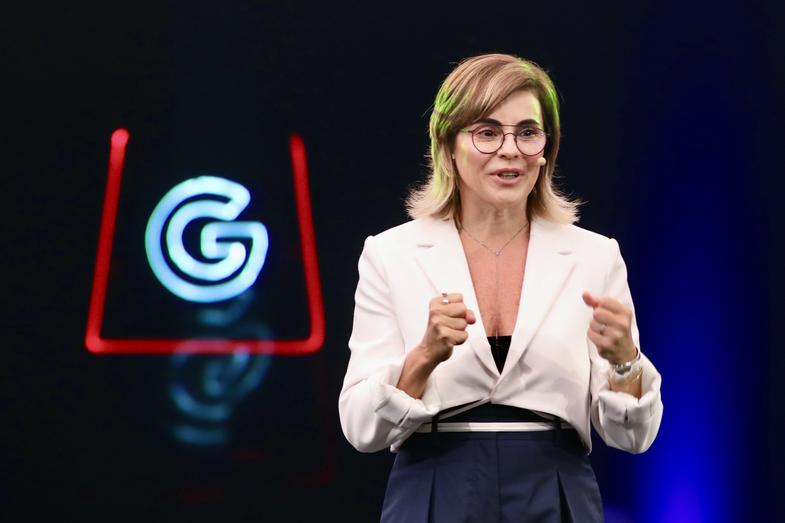 Gleidys Salvanha, diretora de Negócios para o Varejo do Google Brasil, abriu o evento